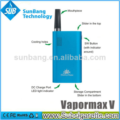 Gold Vapor Electronic Cigarette E Cigarette China COM Vapormax V Wholesale for Dry Herb